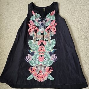 Anthropologie Gentle Fawn Jungle Print Tunic Dress XS Fits Small